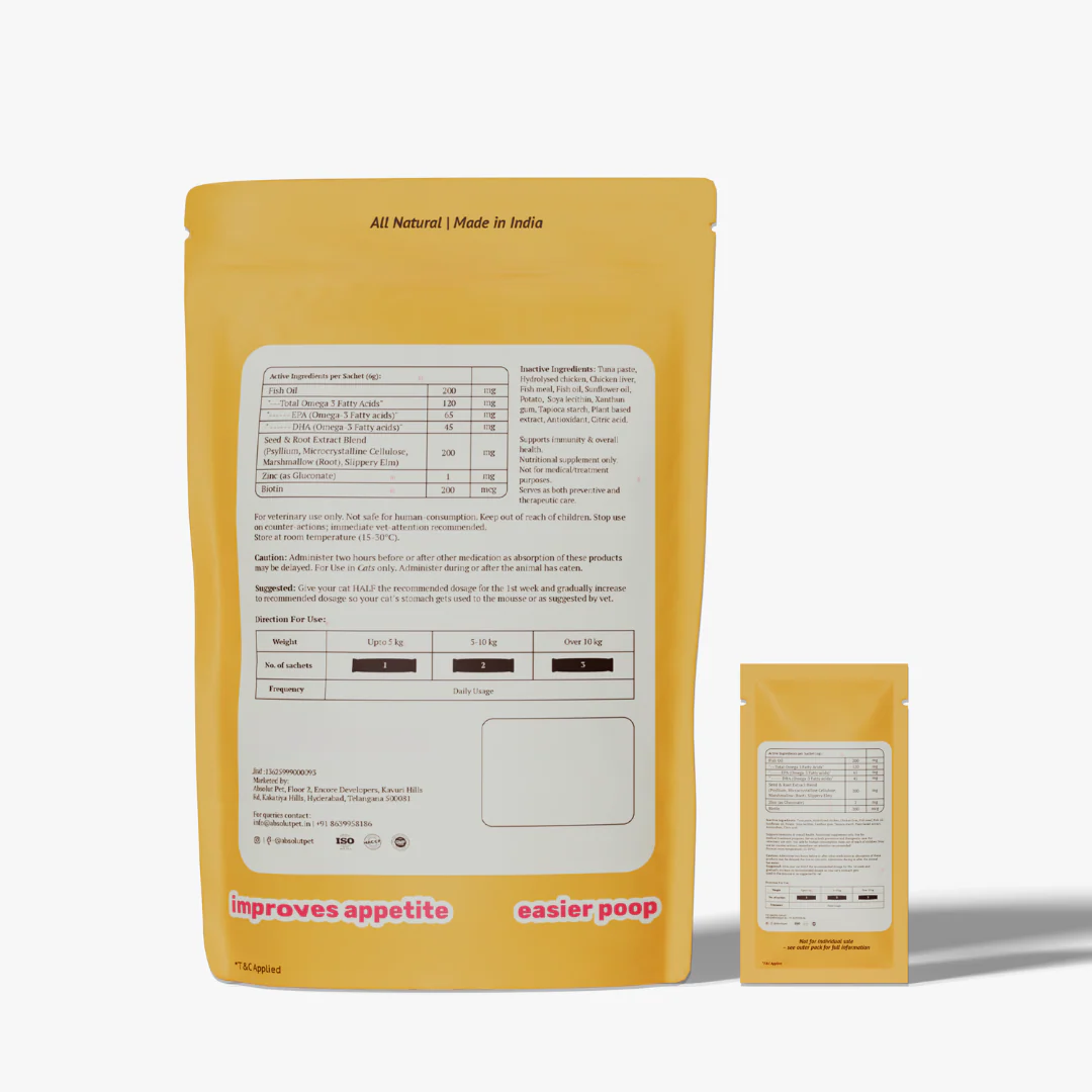 Absolut Pet Hair Ball Relief Creamy Supplement for Cat - Image 8