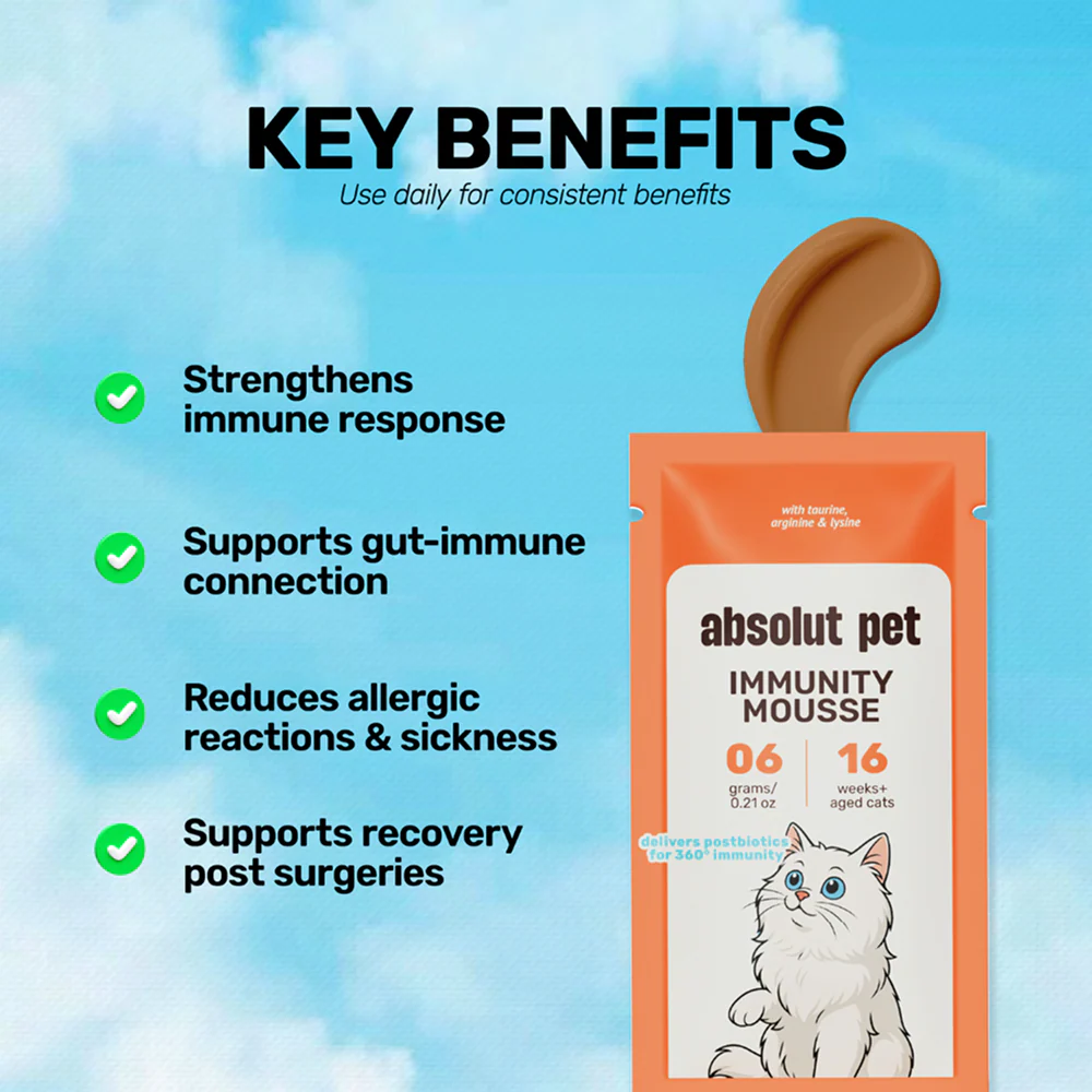 Absolut Pet Immunity Mousse Cat Supplement - Image 3