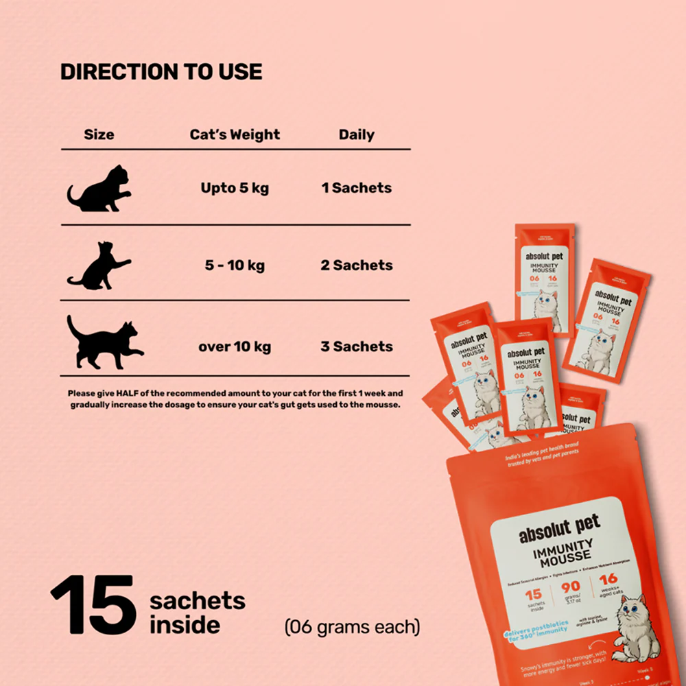 Absolut Pet Immunity Mousse Cat Supplement - Image 7