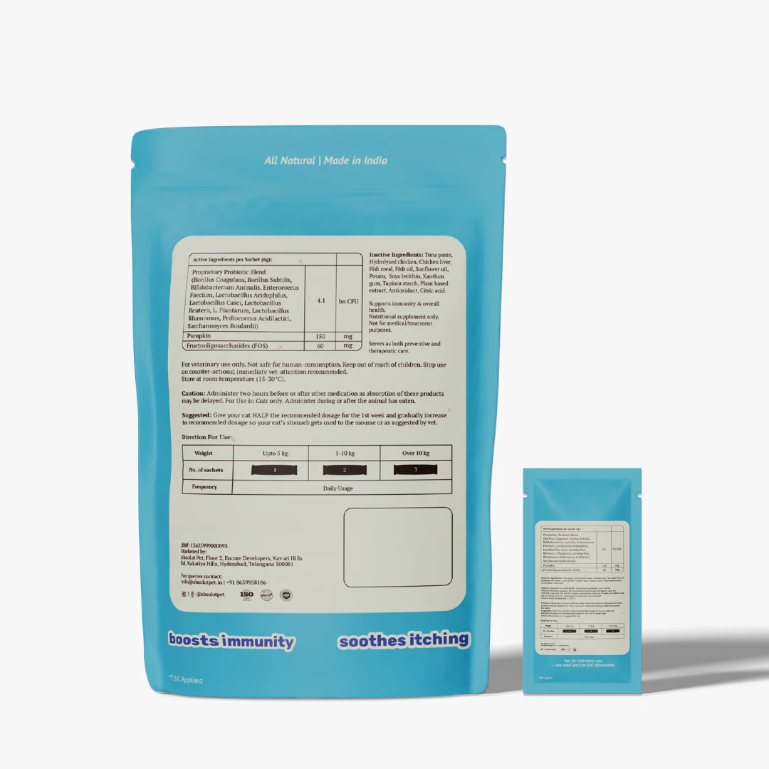 Absolut Pet Probiotics Gut Health Creamy Supplements for Cats - Image 8