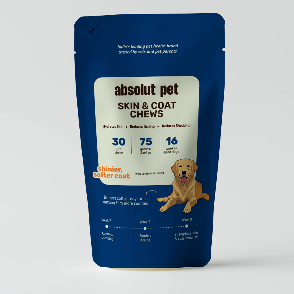 Absolut Pet Probiotics Gut & Hip, Joint Care & Skin & Coat with Collagen Health Dog Supplement Combo - Image 21