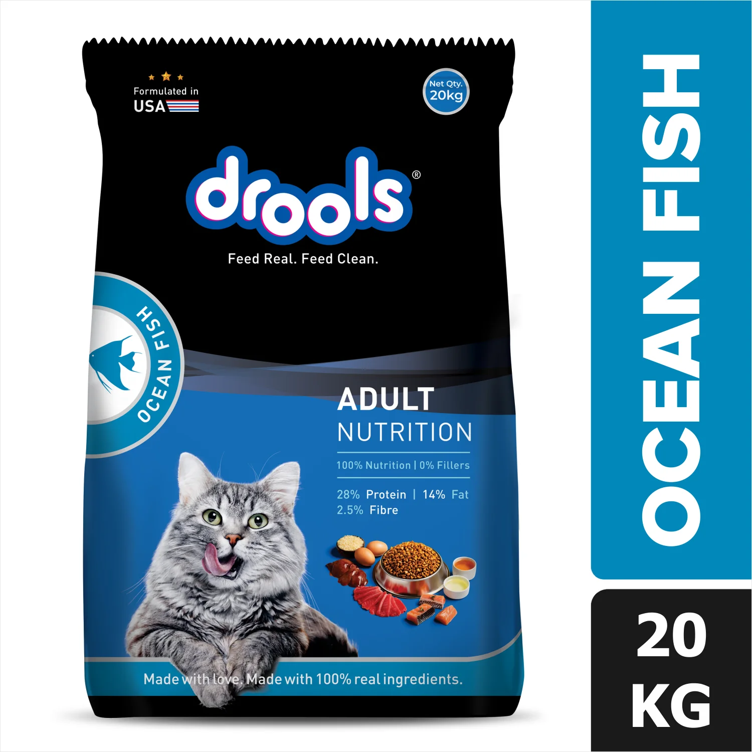 Drools Ocean Fish Adult Cat Dry Food - Image 7