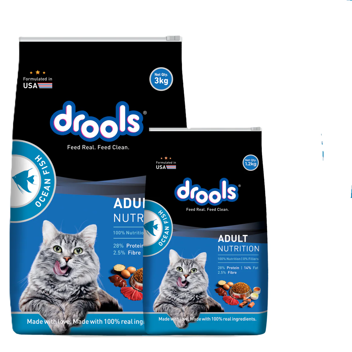 Drools Ocean Fish Adult Cat Dry Food - Image 8