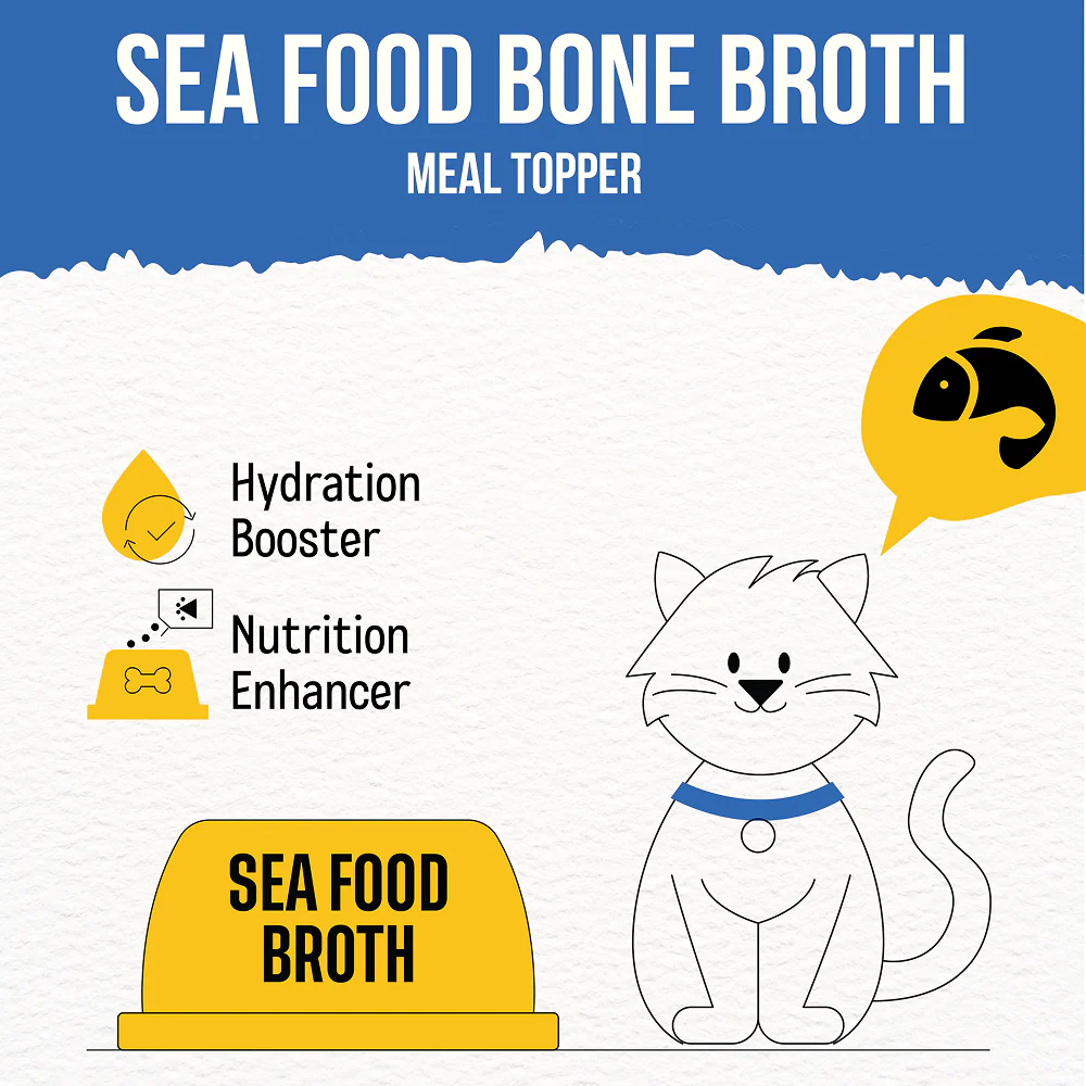 Goofy Tails Seafood Bone Broth for Cats - Image 3