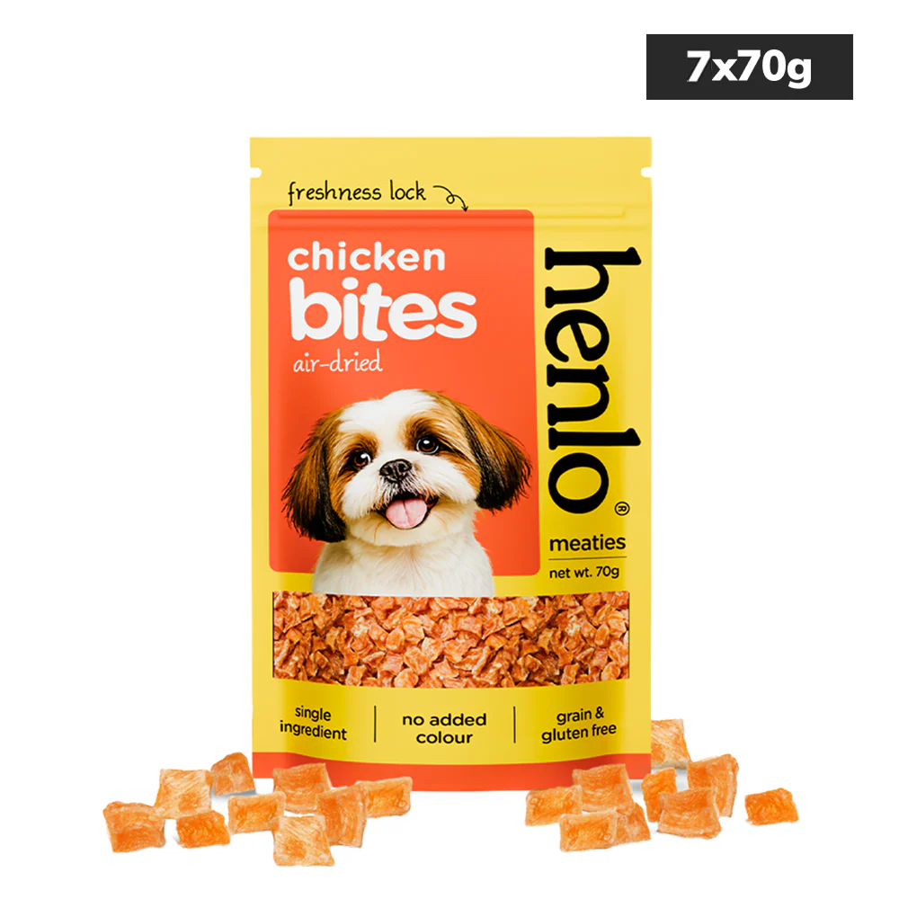 Henlo Single Ingredient Chicken Bites Dog Treats I Guilt Free I High Protein - Image 10