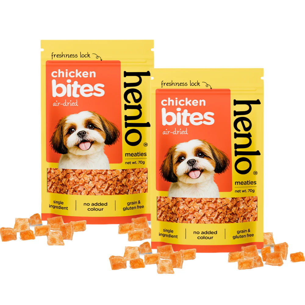 Henlo Single Ingredient Chicken Bites Dog Treats I Guilt Free I High Protein - Image 7