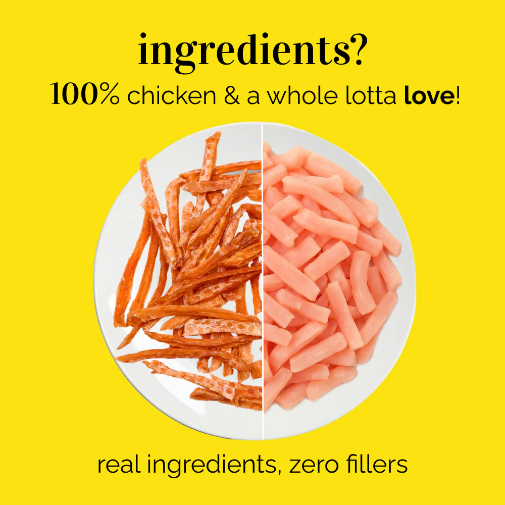 Henlo High Protein Air Dried Chicken Strips Dog Treats - Image 3