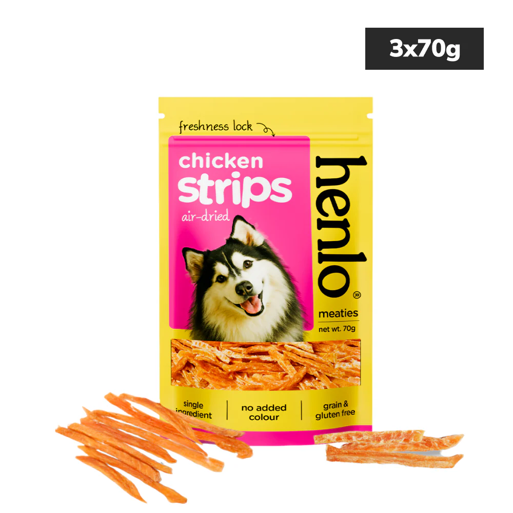 Henlo High Protein Air Dried Chicken Strips Dog Treats - Image 6