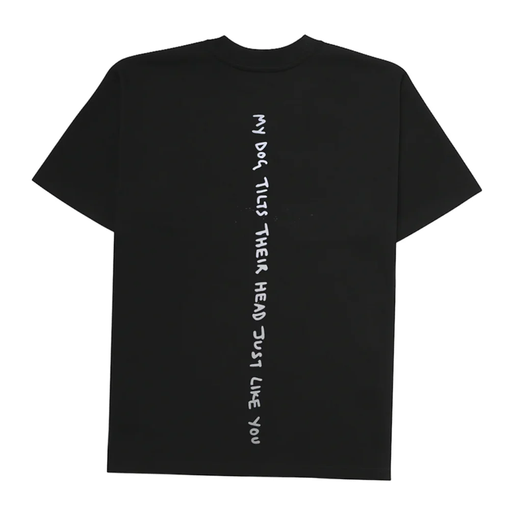 Hoomans The Head Tilt T Shirt for Men and Women (Black) - Image 3