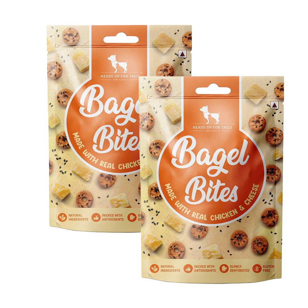 HUFT Bagel Bites Gluten Free Real Chicken & Cheese Dog Treats - Image 6