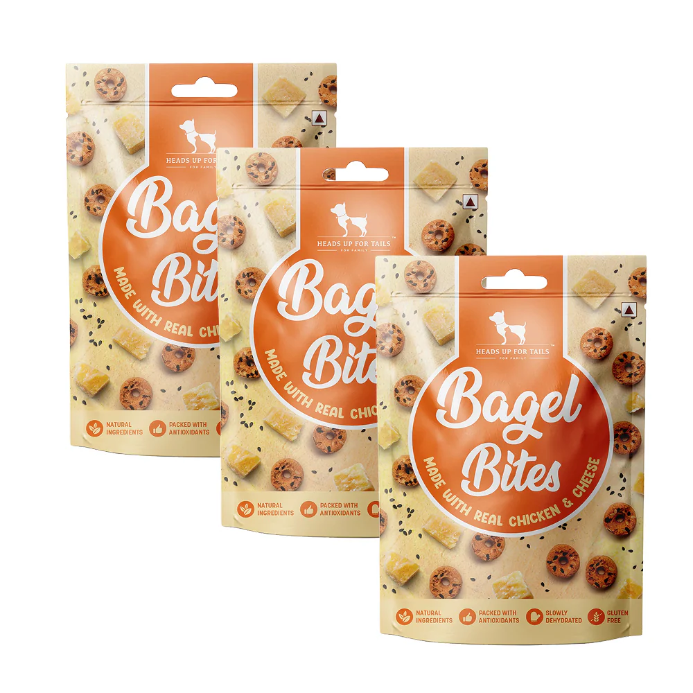 HUFT Bagel Bites Gluten Free Real Chicken & Cheese Dog Treats - Image 7