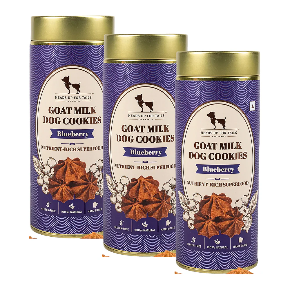 HUFT Gluten Free Goat Milk & Blueberry Cookie Dog Treats - Image 12