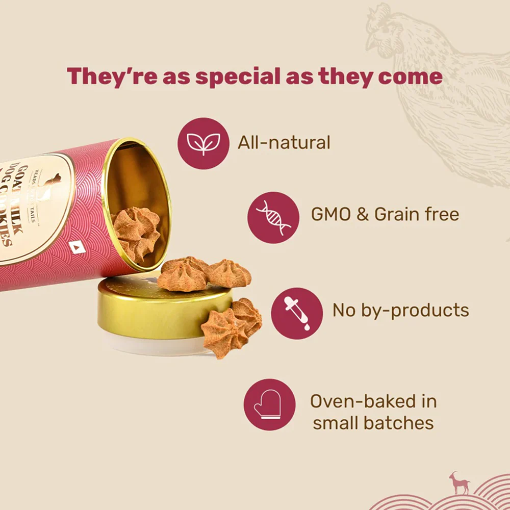 HUFT Gluten Free Goat Milk & Chicken Liver Cookie Dog Treats - Image 4