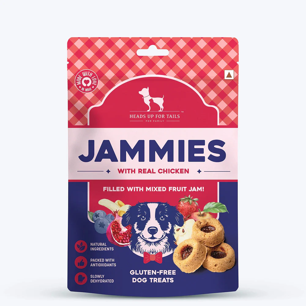 HUFT Jammies With Real Chicken Filled with Mixed Fruit Jam Dog Treats - Image 7
