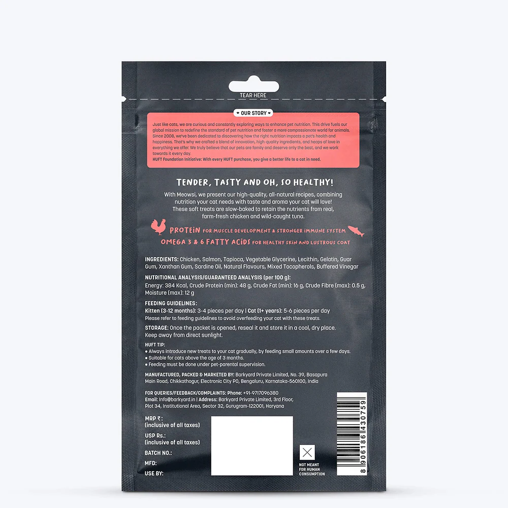 HUFT Meowsi Salmon & Chicken Soft Cat Treats - Image 8