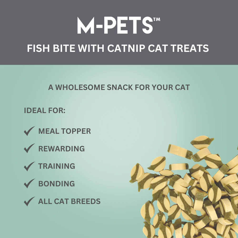 M PETS  Fish Bite With Catnip Treats for Cats - Image 4