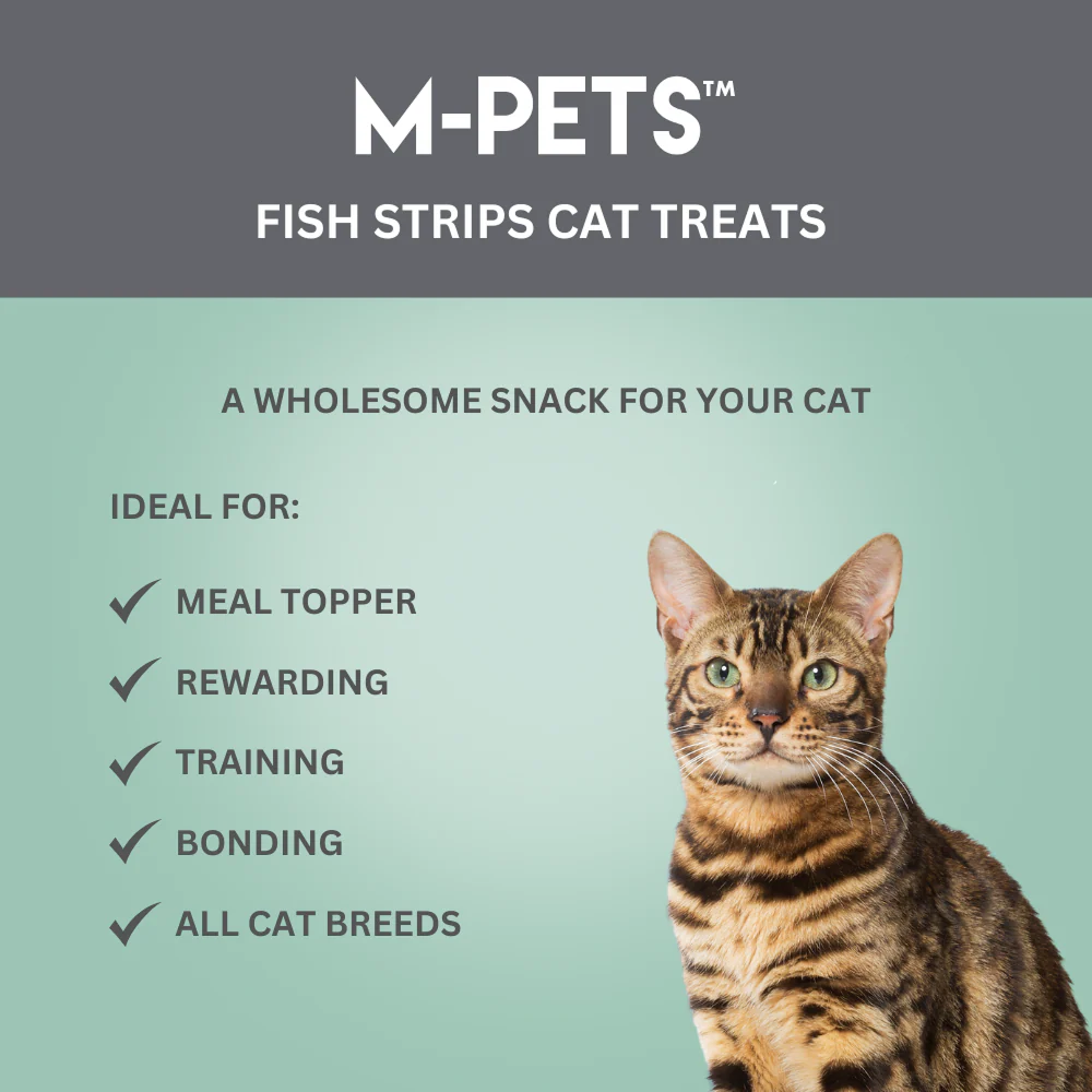 M PETS Fish Strips Treats for Cats - Image 4
