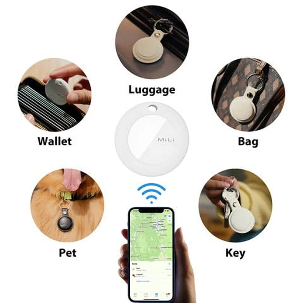 Mitag Anti Loss Device with Keychain Tracker (Black) | IOS - Image 6
