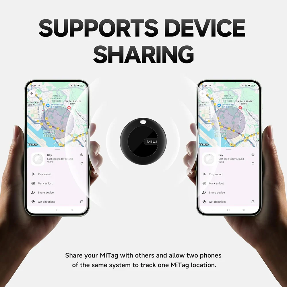 Mitag Go Anti Loss Device with Keychain Tracker (Black) | Android - Image 7