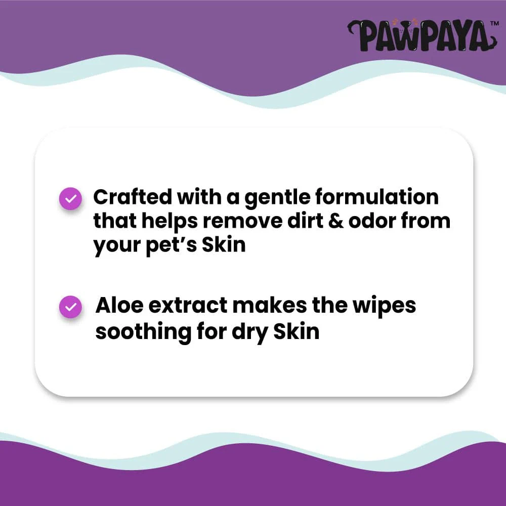 Pawpaya Ear Wipes for Dogs and Cats - Image 3
