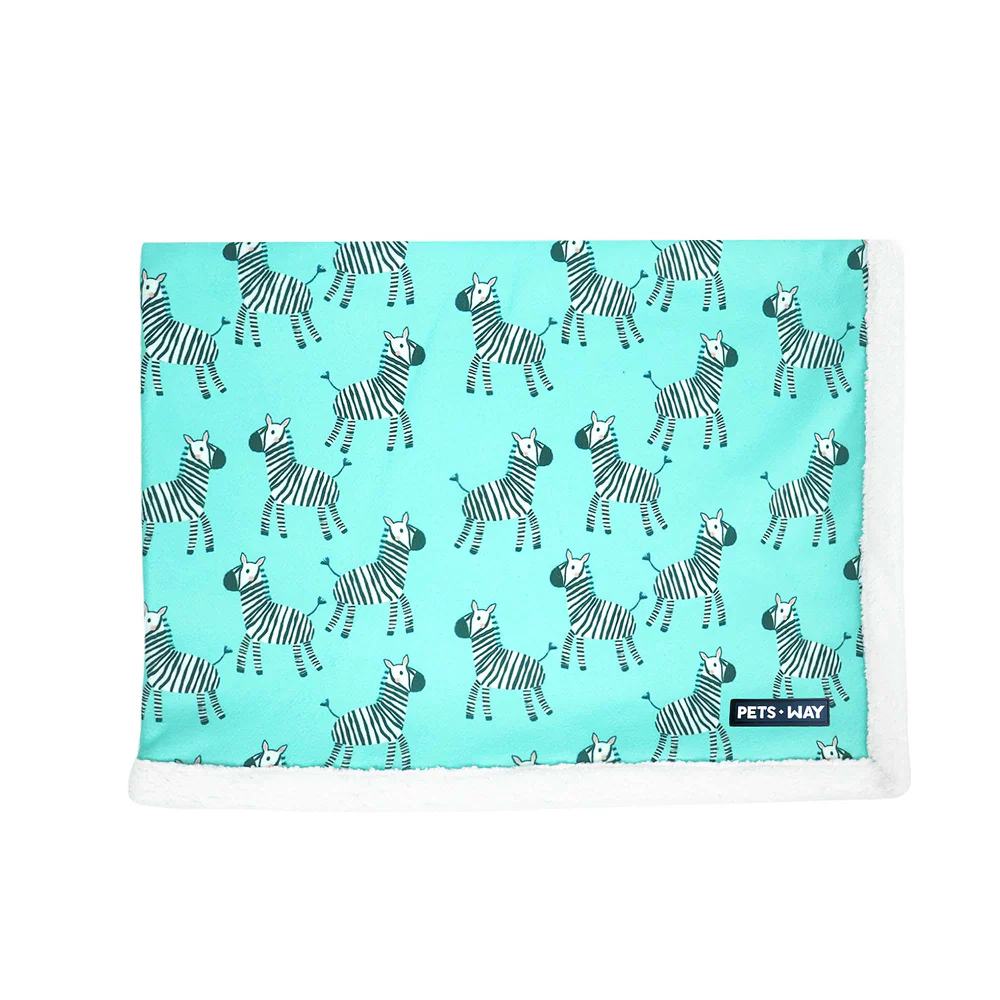 Pets Way Zebra Ultra Soft Winter Blanket for Dogs - Image 3