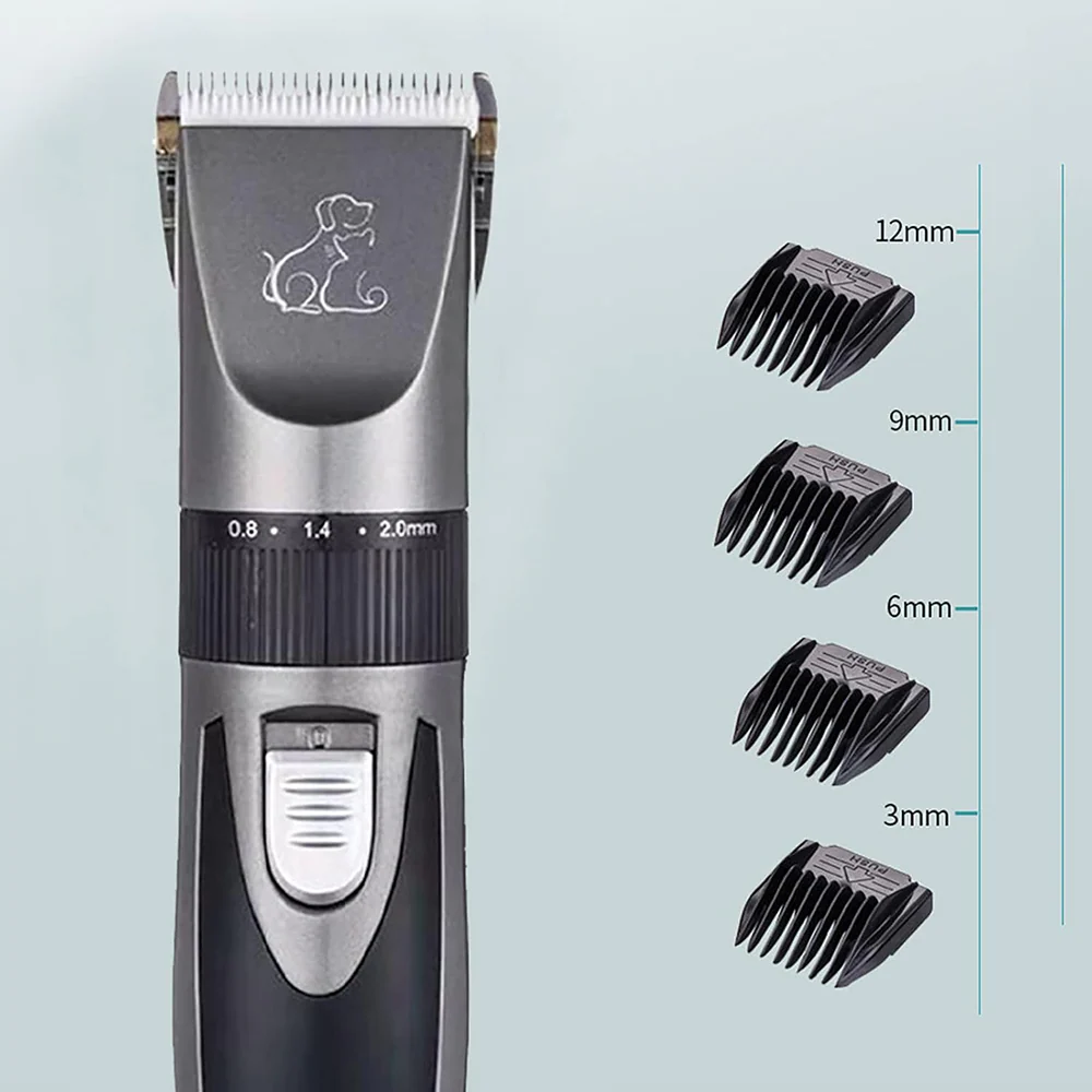 PetVogue Unisex Kit Clipper with Low Noise Rechargeable Hair Trimmer for Dogs and Cats - Image 4