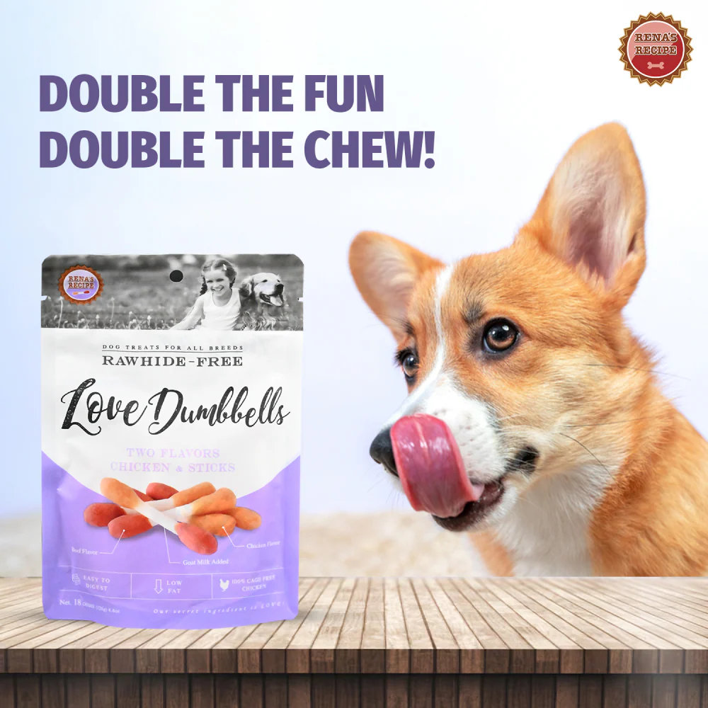 Rena Love Dumbbell Treats for Dogs (Buy 1 Get 1 Free) - Image 3