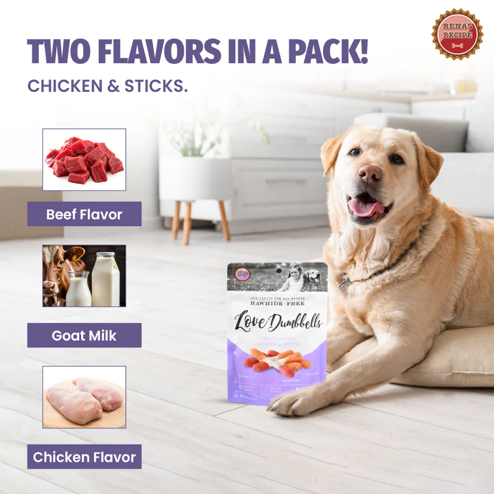 Rena Love Dumbbell Treats for Dogs (Buy 1 Get 1 Free) - Image 6