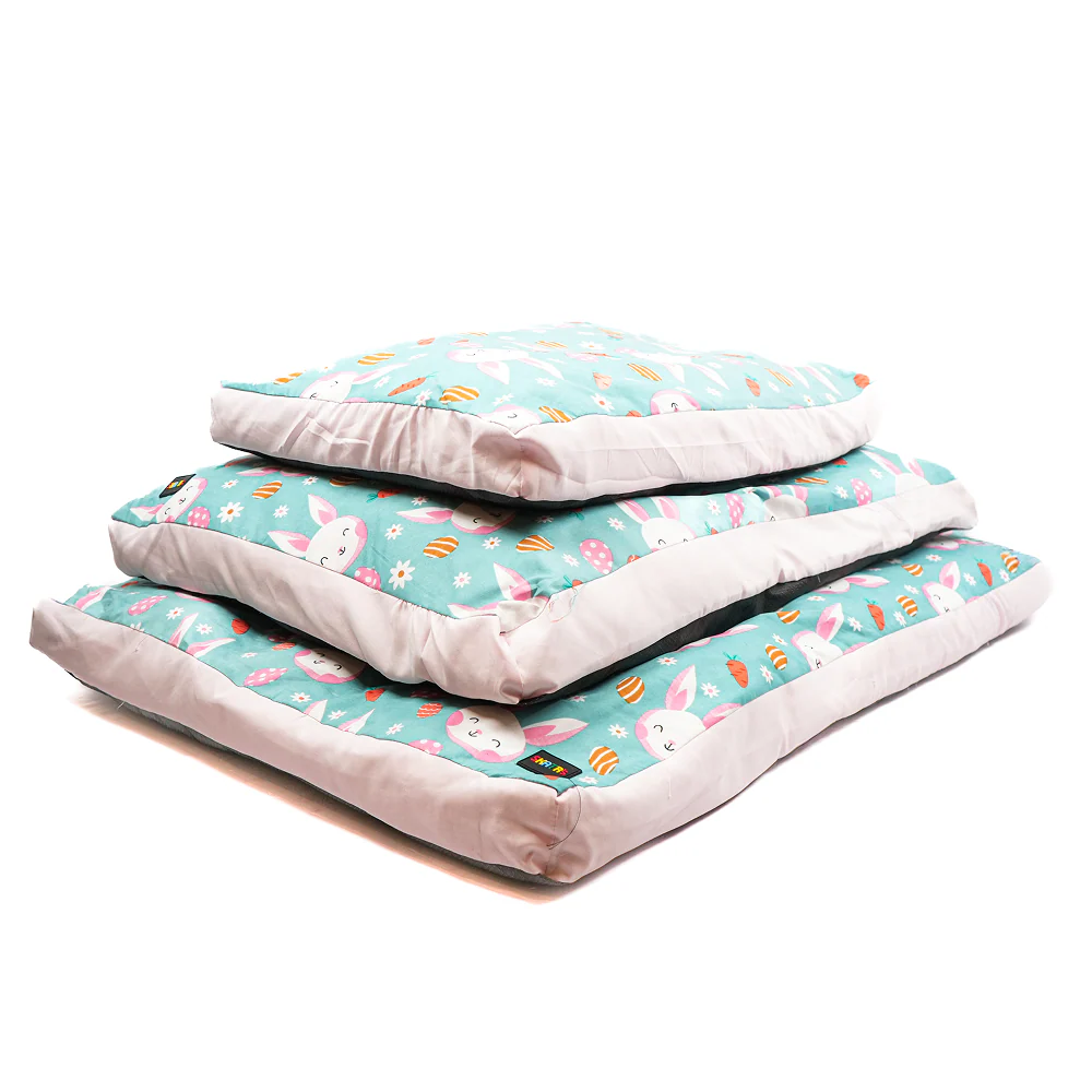 Skatrs Bunny Bloom Flat Bed for Dogs & Cats (Light Blue) - Image 10