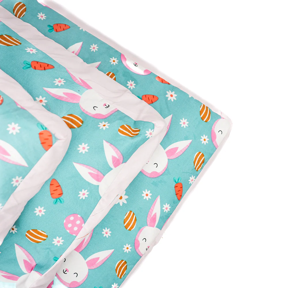 Skatrs Bunny Bloom Flat Bed for Dogs & Cats (Light Blue) - Image 12