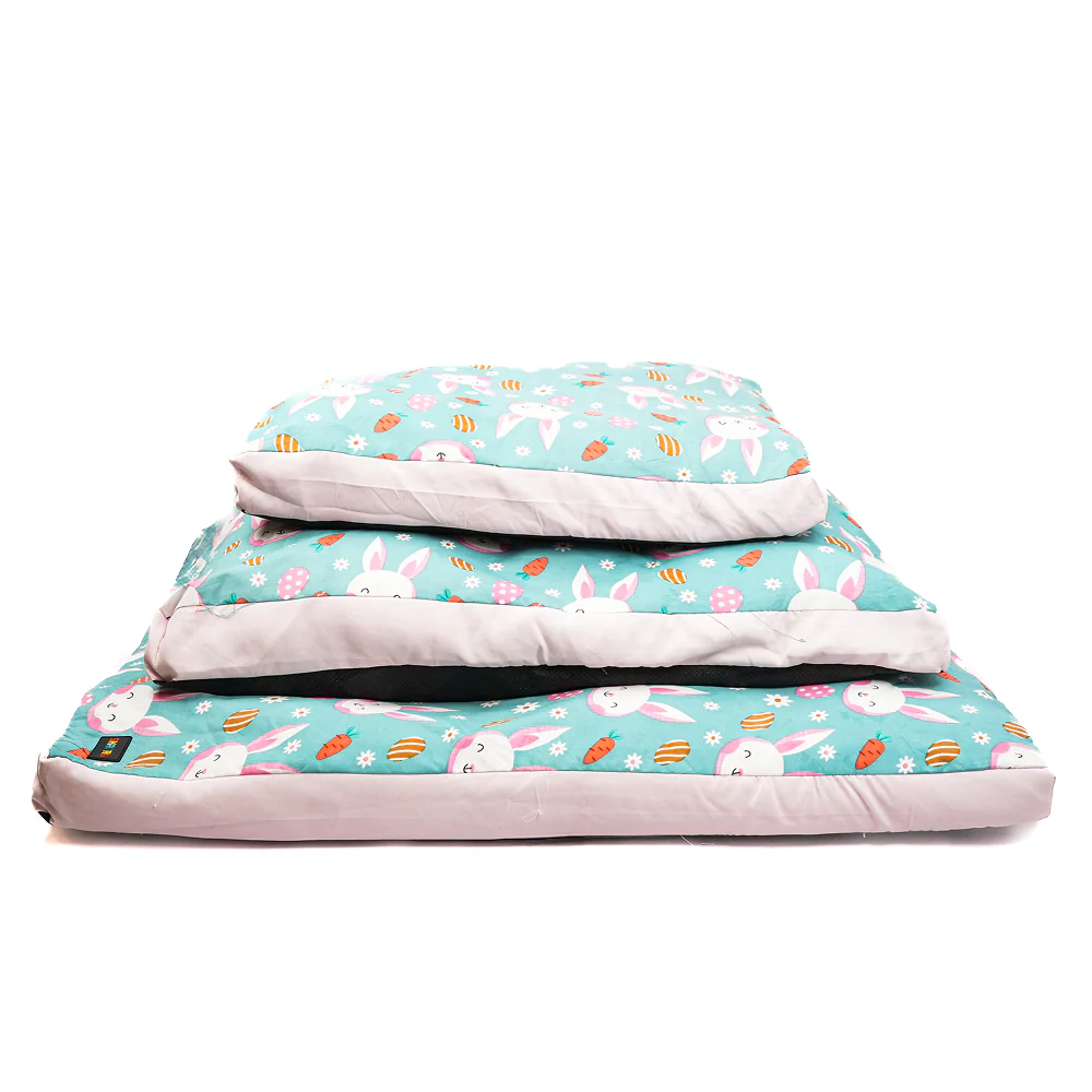 Skatrs Bunny Bloom Flat Bed for Dogs & Cats (Light Blue) - Image 13