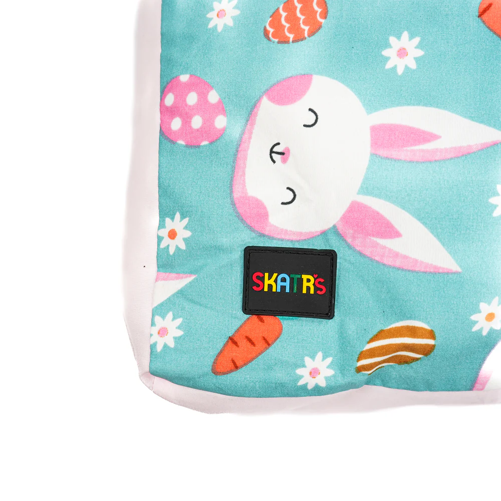 Skatrs Bunny Bloom Flat Bed for Dogs & Cats (Light Blue) - Image 9