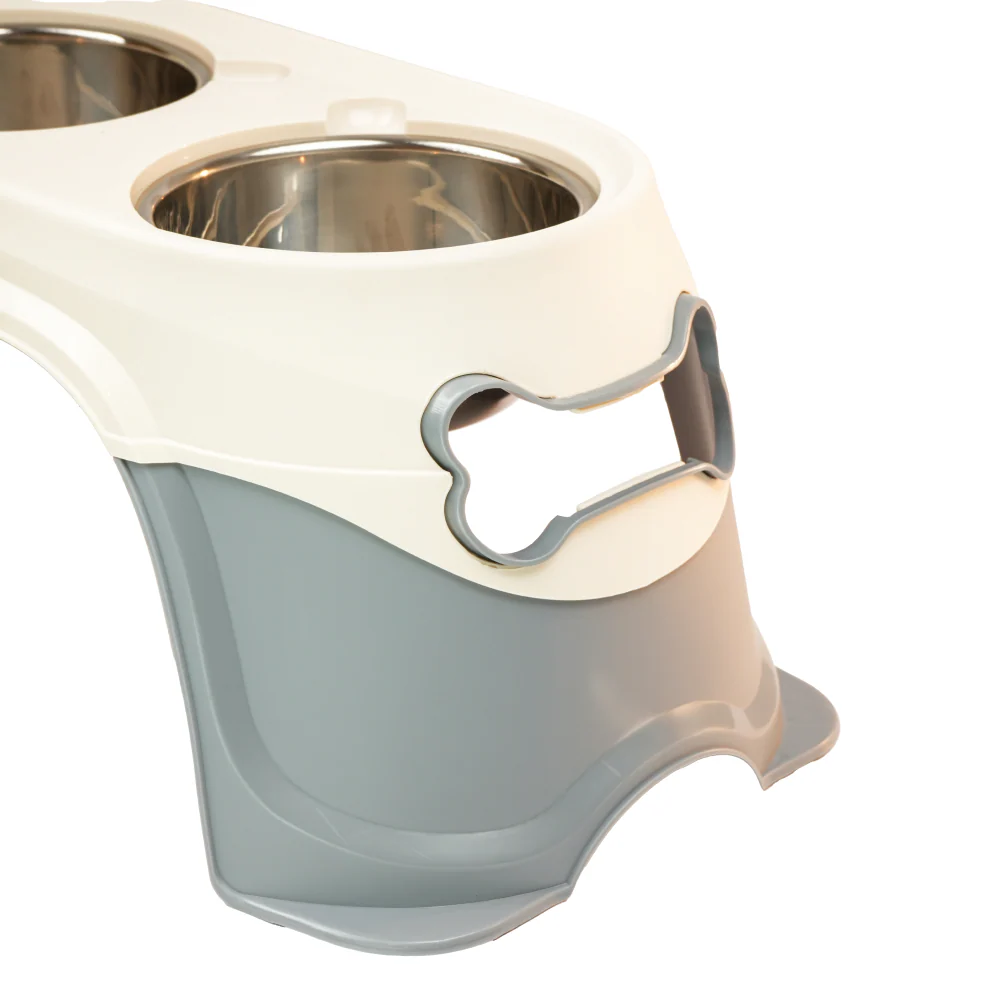 Skatrs Elevated Feeder with Twin Stainless Steel Bowls for Dogs - Image 4