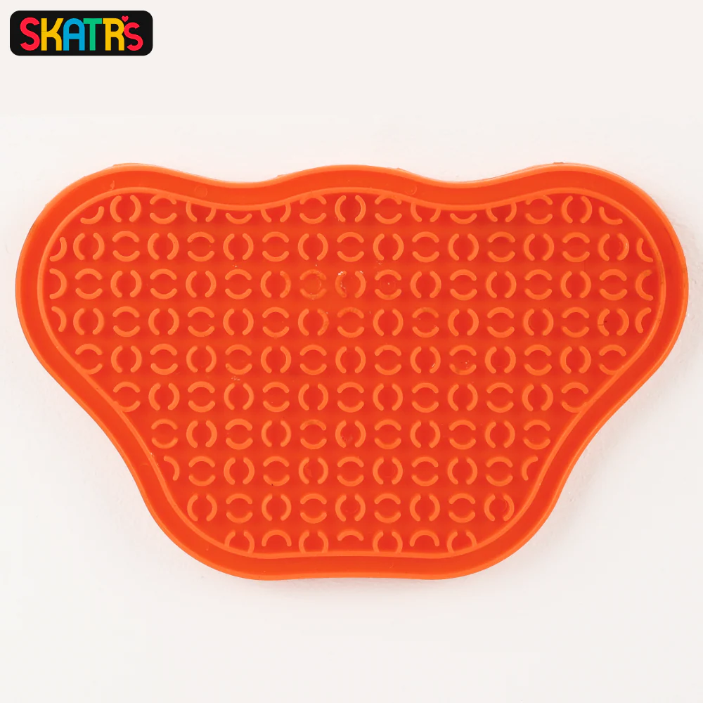 Skatrs Licky Mat for Dogs and Cat (Orange) - Image 4