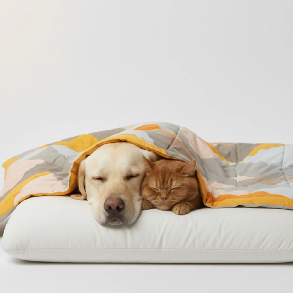 Skatrs Sunshine Snuggle Blanket for Dogs & Cats (Yellow) - Image 10