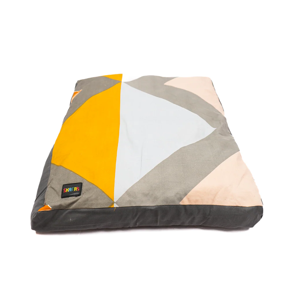 Skatrs Sunshine Snuggle Flat Bed for Dogs & Cats (Yellow) - Image 11