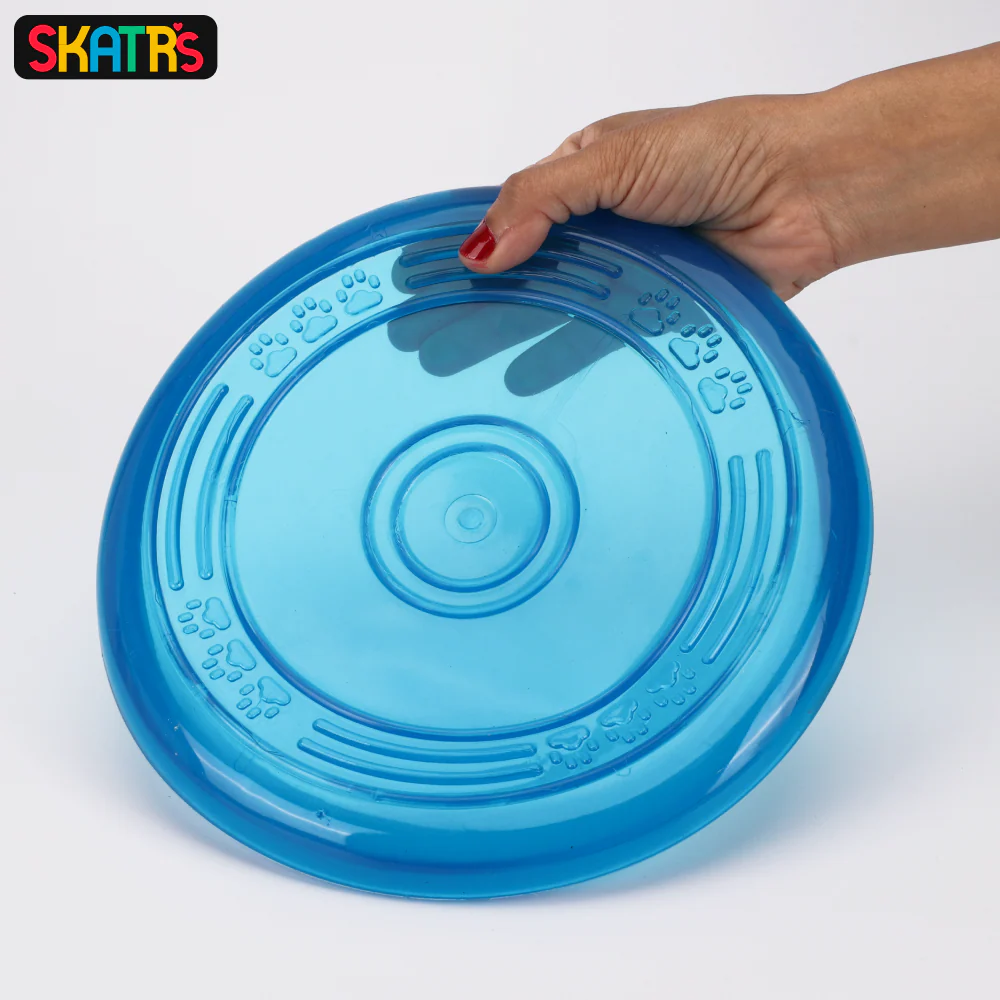 Skatrs Super Flyer Frisbee Toy for Dogs (Blue) - Image 4