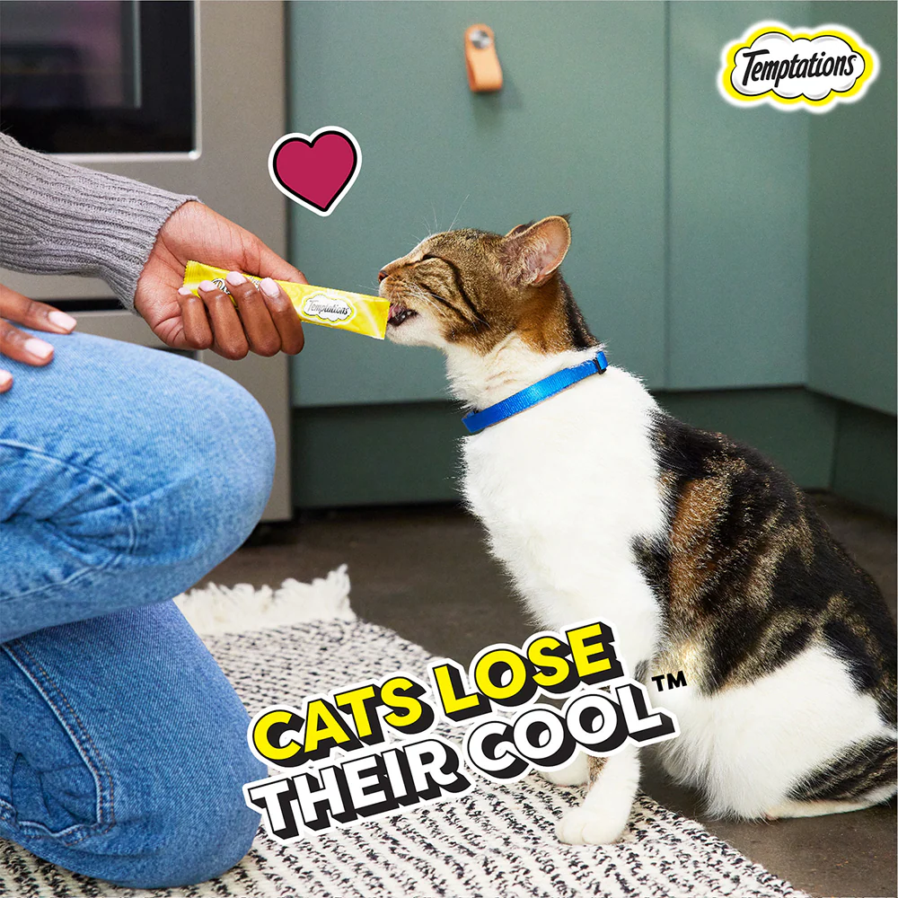 Temptations Creamy Purrrr ee Chicken & Tuna Cat Treats - Image 7