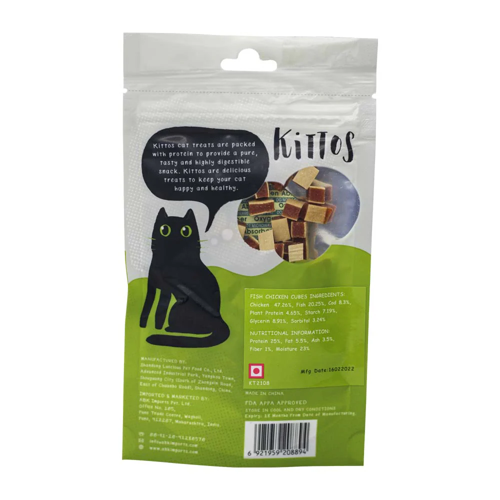 Trixie Premio Cheese Chicken & Kittos Purr fect Fish Chicken Cubes Cat Treats - Image 10