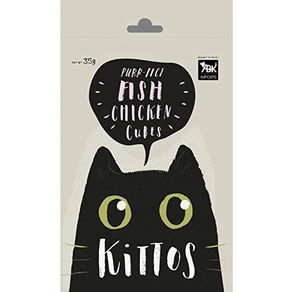 Trixie Premio Cheese Chicken & Kittos Purr fect Fish Chicken Cubes Cat Treats - Image 8