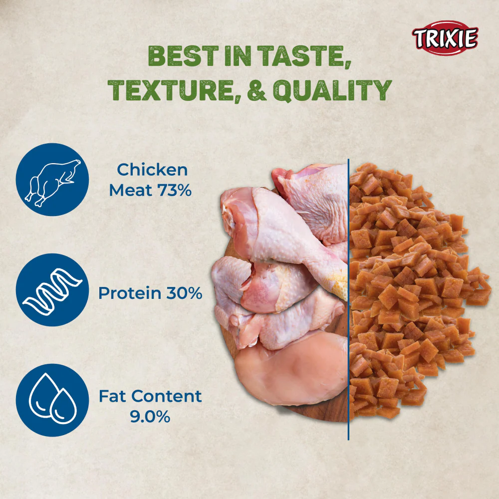 Trixie Premio Chicken Cubes & Tuna Filet Bites Cat Treats - Image 3