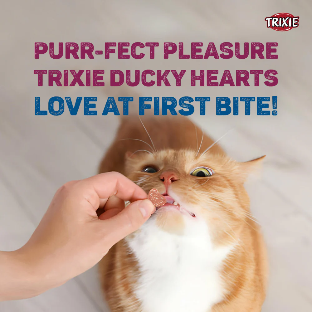 Trixie Premio Ducky Hearts & Kittos Purr fect Lamb Filet Bites Cat Treats - Image 4