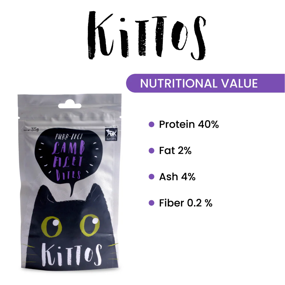 Trixie Premio Ducky Hearts & Kittos Purr fect Lamb Filet Bites Cat Treats - Image 9