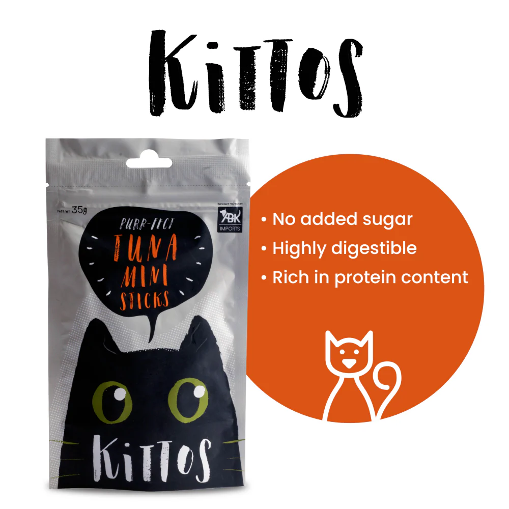 Trixie Premio Fish and Chicken Rolls & Kittos Purr fect Tuna Mini Sticks Cat Treats - Image 12
